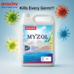 BISON Floorosol Phenyl Concentrate | Lemon | Makes 100 Liters of Thick White Phenyl | Suitable for Schools, Hospitals, Offices, Hotels, Restaurants & Industries | Disinfectant - Image 4